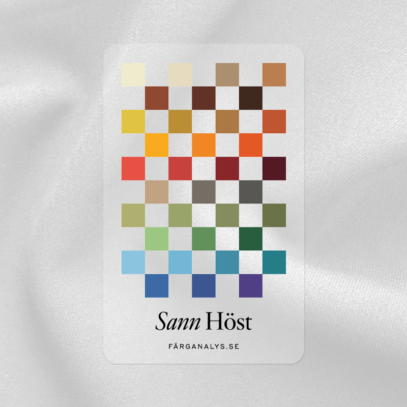 Färgkort Sann Höst - framsida