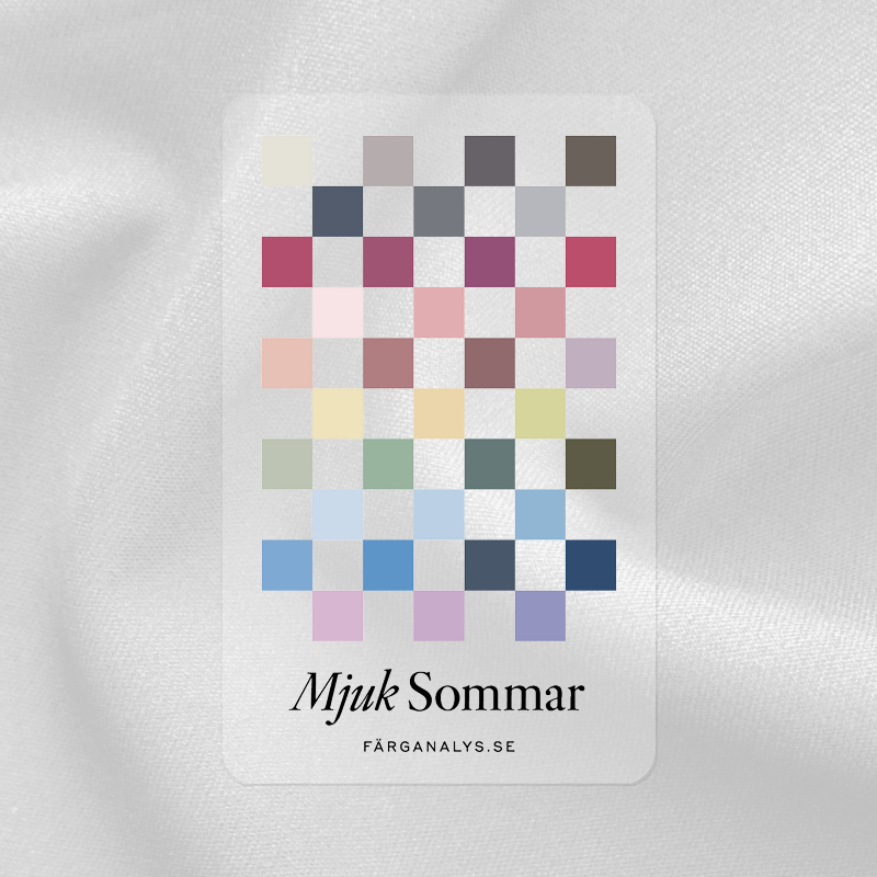 Färgkort Mjuk Sommar - framsida