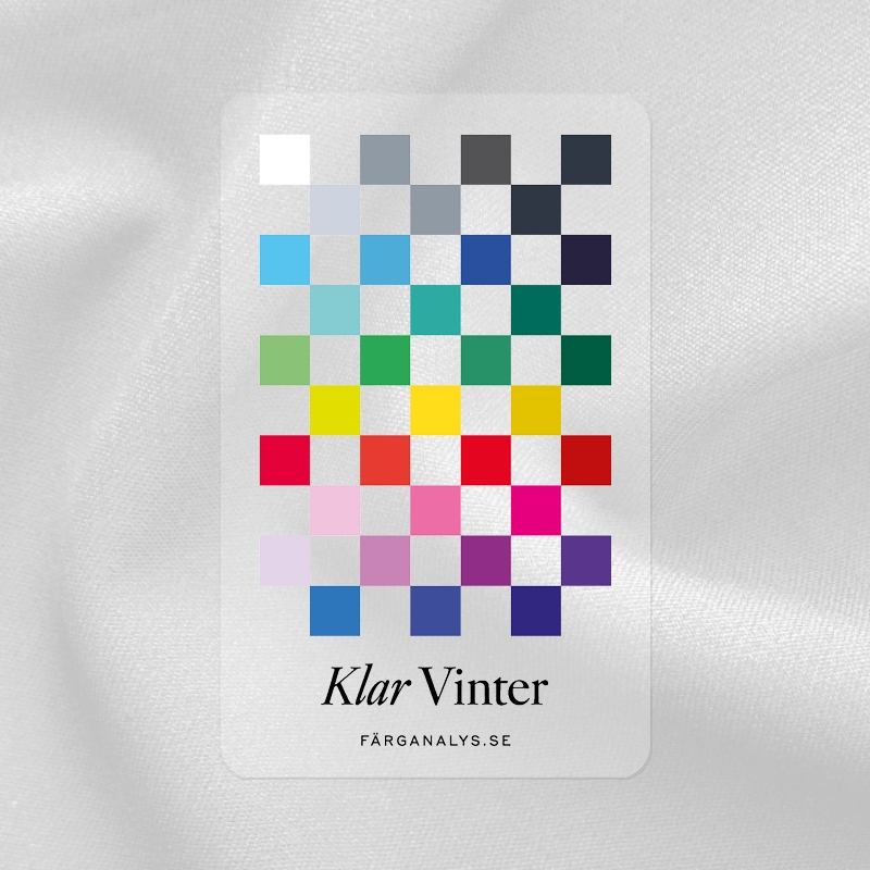 Färgkort Klar Vinter