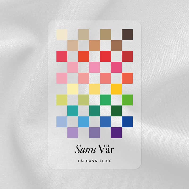 Färgkort Sann Vår - framsida