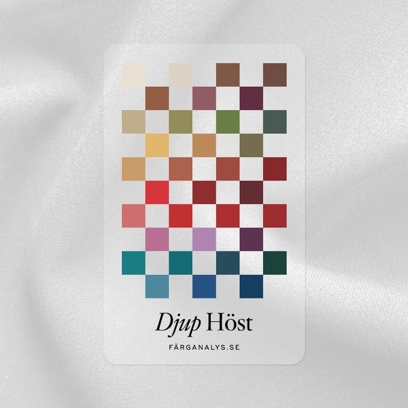 Färgkort Djup Höst