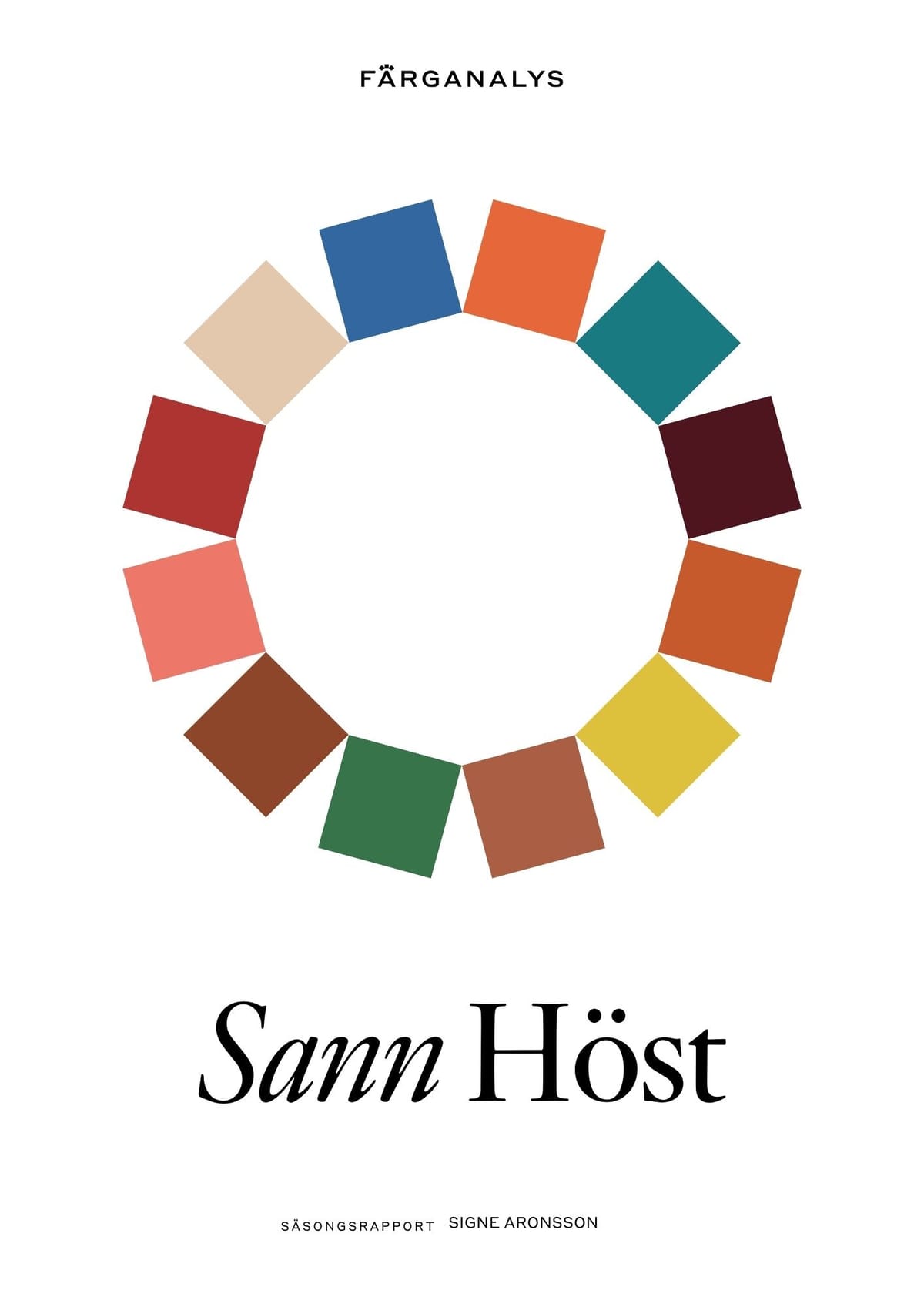 Exempelsida 1 från färganalysrapport: Översikt